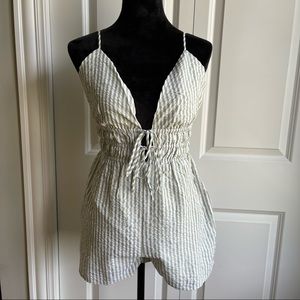 Cute striped romper